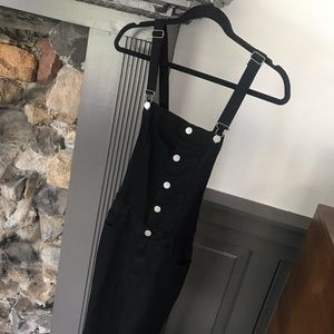 Kendall & Kylie Black Overall Pant